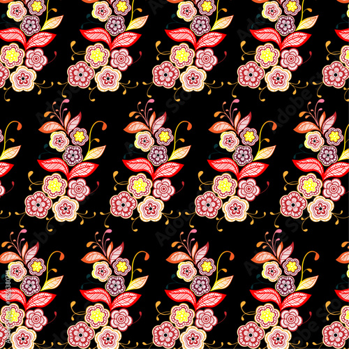 Pattern design is the art of creating repeated visual elements to form a cohesive and aesthetically pleasing composition.