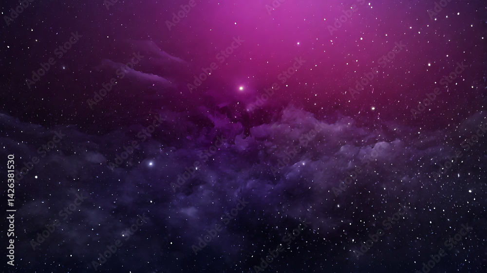 Fototapeta premium Purple Background Abstract Grungy Texture with Blurred Purple Blue Pink and Orange Fantasy Tones and Copy Space for Text