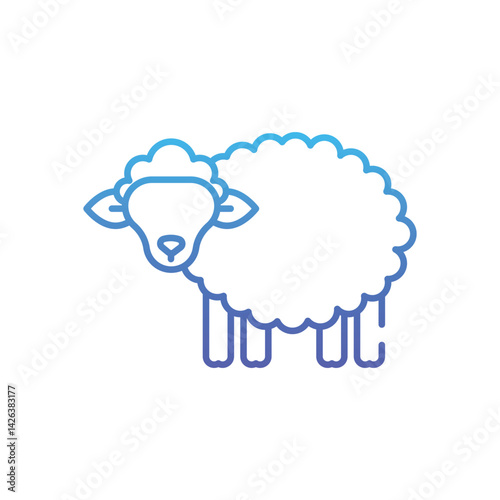 Wallpaper Mural Sheepskin Vector icon Torontodigital.ca