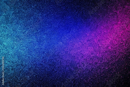 Obraz na płótnie Abstract Gradient Background in Blue and Purple, noise texture effect, large banner copy space ,abstract noise texture banner w salonie