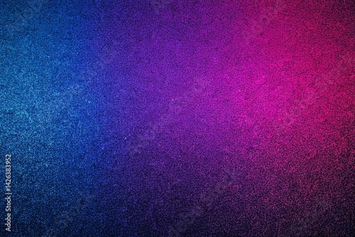 Gradient Background in Blue and Purple, noise texture effect, large banner copy space ,abstract noise texture banner
