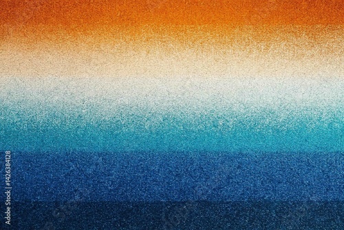 Obraz na płótnie Abstract Gradient Background with Blue and Orange, noise texture effect, large banner copy space ,abstract noise texture banner w salonie