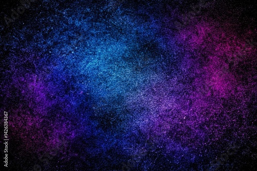 Obraz na płótnie Abstract Blue and Purple Gradient Background, noise texture effect, large banner copy space ,abstract noise texture banner w salonie