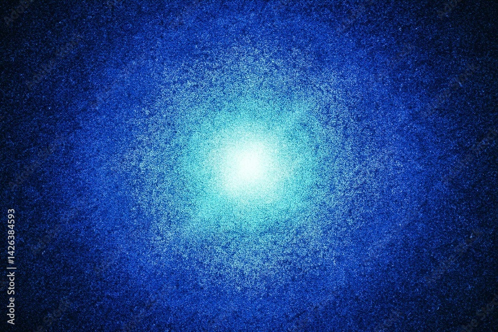 Abstract Blue Light Background, noise texture effect, large banner copy space ,abstract noise texture banner