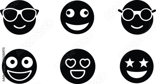 Hilarious Cartoon Eyes and Funny Facial Icons, Set of Goofy Cartoon Faces and Expressions, Funny Cartoon Eyes and Faces , Whimsical Cartoon Eyes and Face Elements, smile, emotion, wow, happy reaction.