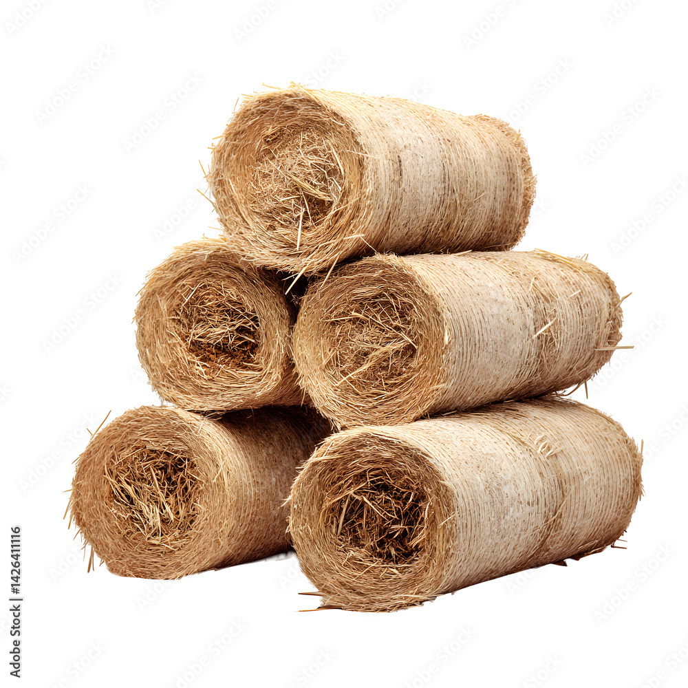 Pile straw isolated on white background --v 7.0 Pile straw isolated on white background --v 7.0