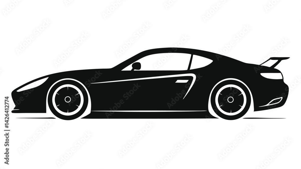 Car ilhouetteCar vector flat cartoon cars and transportation Illustration ilhouette White Background Car ilhouetteCar vector flat cartoon cars and transportation Illustration ilhouette White Background