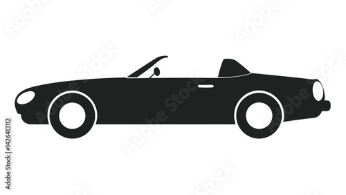 Car ilhouetteCar vector flat cartoon cars and transportation Illustration ilhouette White Background