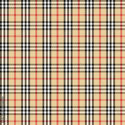 cream stylish fashion england scottish tartan plaid checkered stripes flannel fabric print pattern background