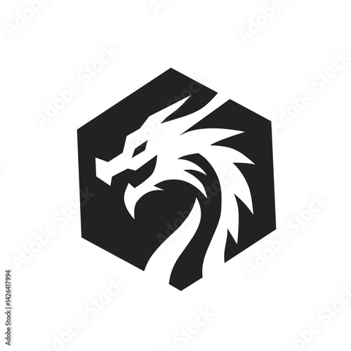 dragon logo for design and gaming purposes