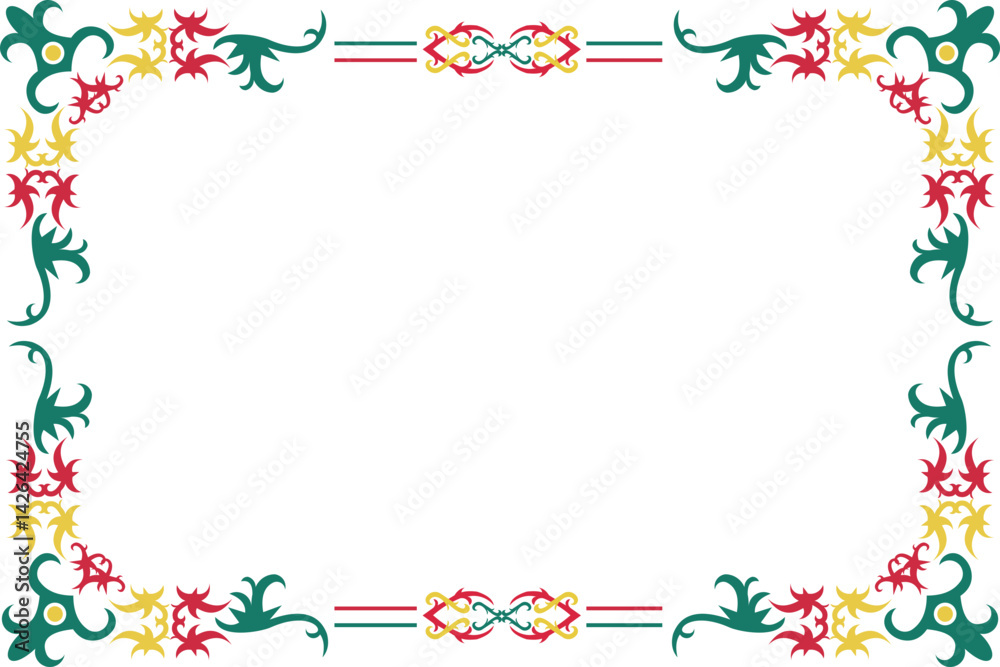 Fototapeta premium Tribal Frame