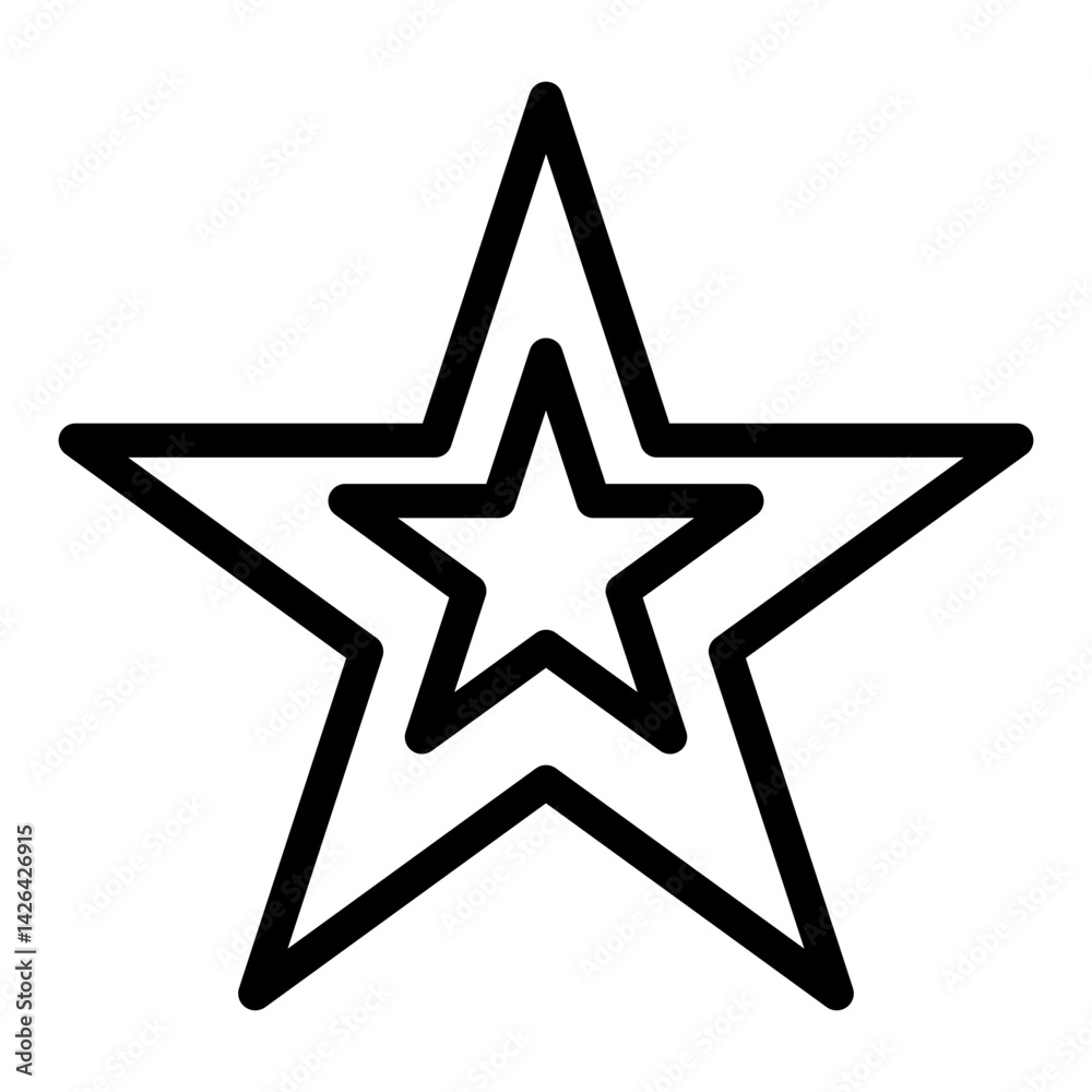Obraz premium 3d golden star icon