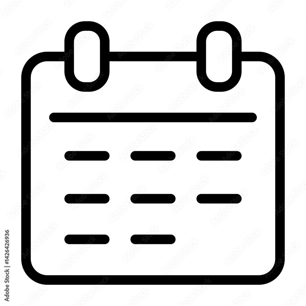 vector illustration of a calendar vector illustration of a calendar