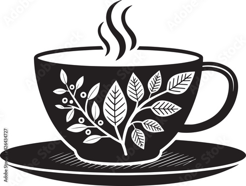 cup of coffee with steam
