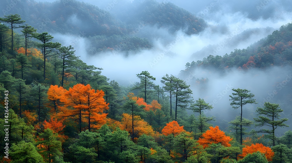 Fototapeta premium autumn in the mountains