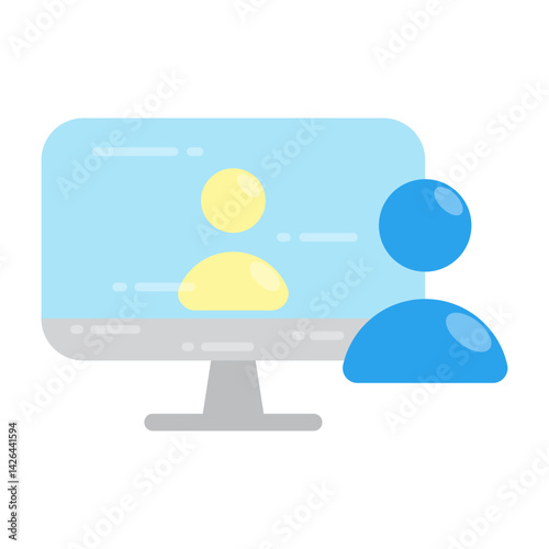 Online meeting Flat