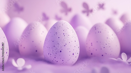 easter eggs and flowers