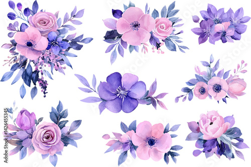 seamless pattern with flowers