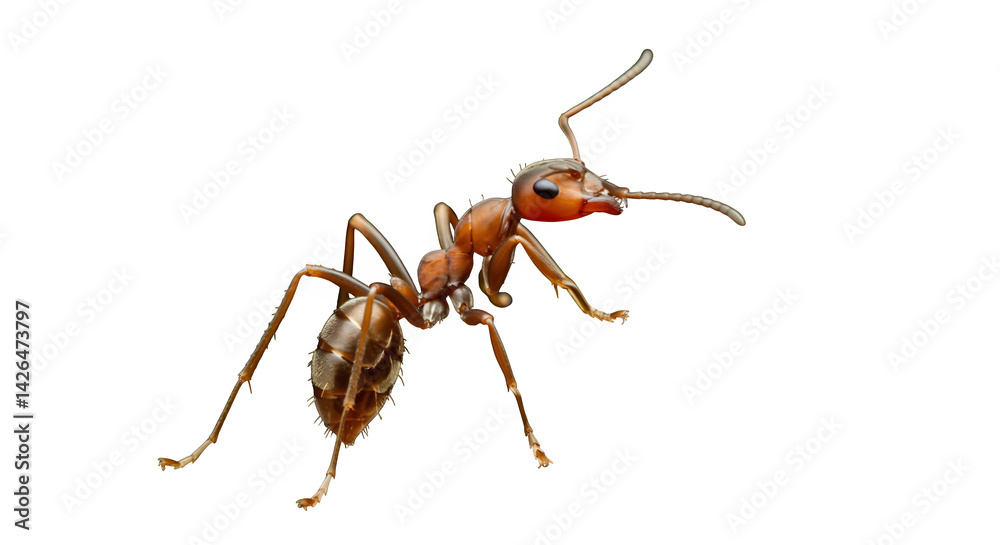 Close up of a brown ant standing on a black background alone png, jpeg, jpg, transparent background, white background. isolated on transparent background Close up of a brown ant standing on a black background alone png, jpeg, jpg, transparent background, white background. isolated on transparent background