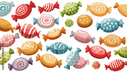Candies all over