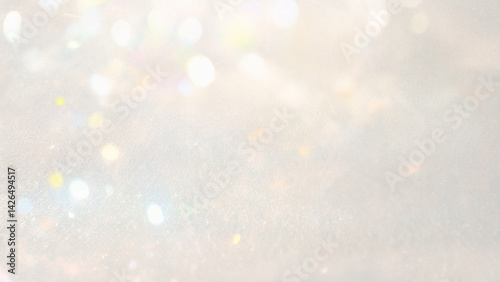 キラキラの綺麗な白いテクスチャ　コスメ系背景素材