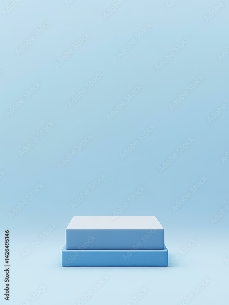 Minimalist Light Blue Product Display Minimalist Light Blue Product Display