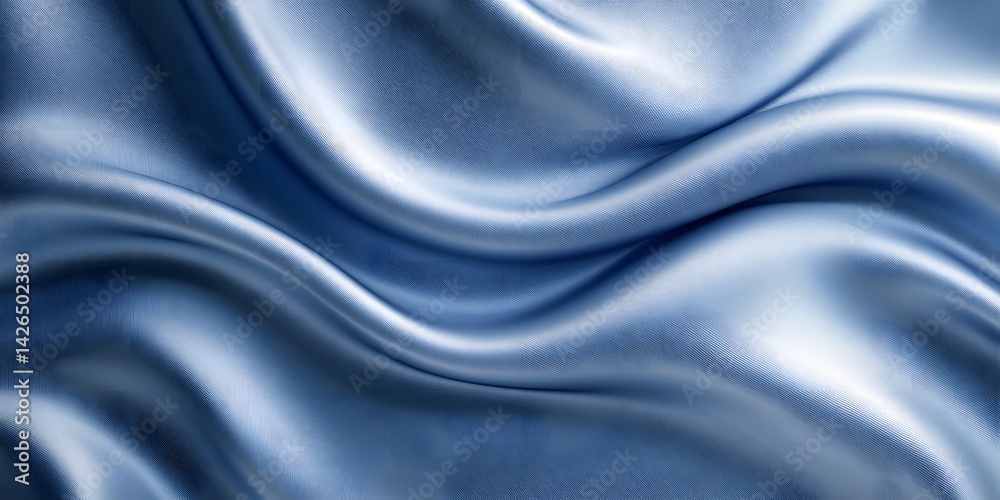 Fototapeta premium blue silk background