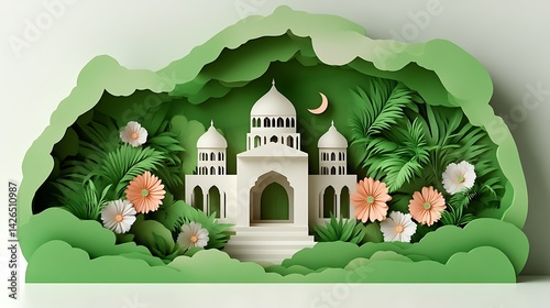 Mosque in Green Oasis