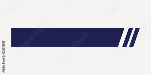 Blue border collage element vector