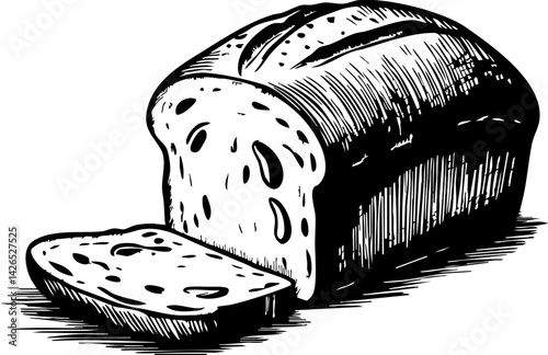 Baking fresh bread home kitchen culinary cozy environment close-up view comfort food concept