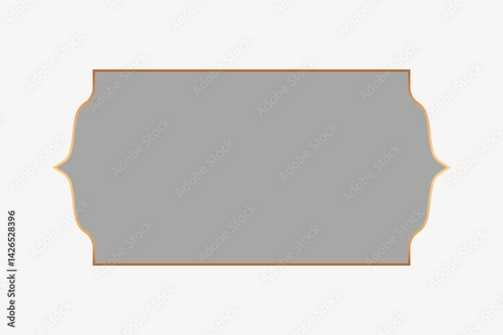 Mosque shape frame, Diwali festival design vector Mosque shape frame, Diwali festival design vector