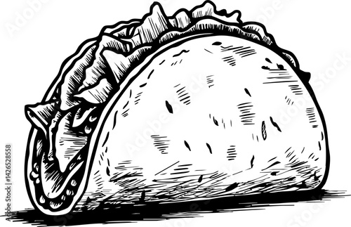 Taco preparation and presentation food festival culinary outdoor space close-up view gastronomic delight