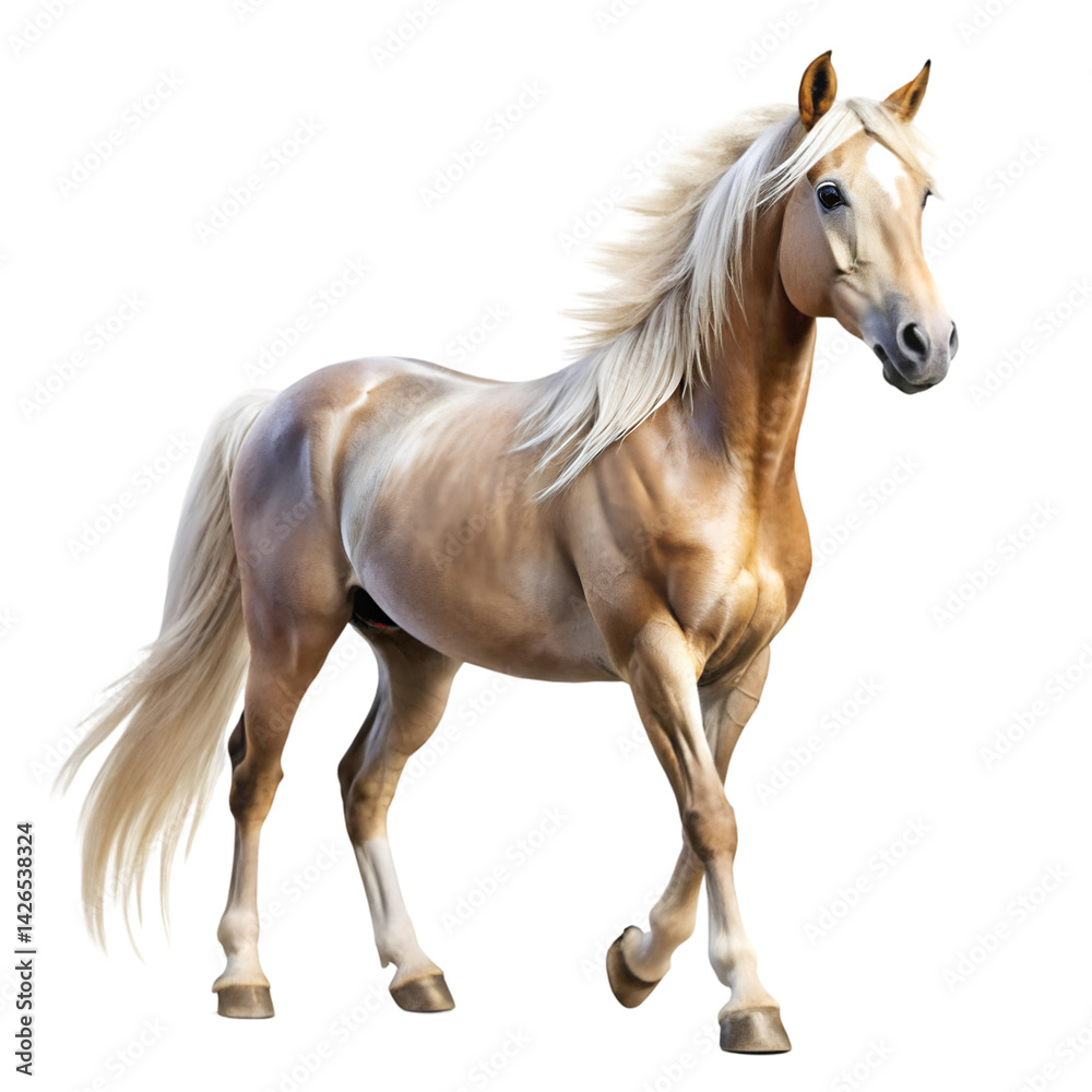 Obraz premium Horse isolated on white background