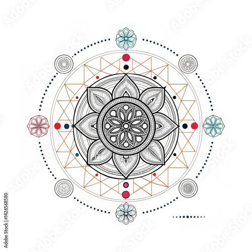 vector illustration of an abstract background with circles