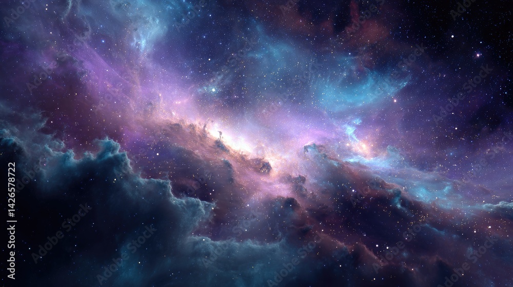 Cosmic nebulae display swirling hues of interstellar dust. Cosmic nebulae display swirling hues of interstellar dust.