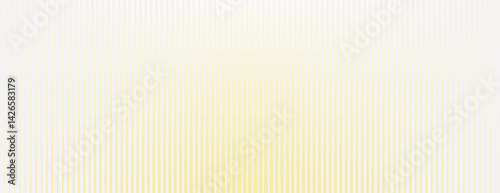 Gradient background with vertical yellow stripes on a white background, creating a soft, textured look with yellow accents. Gradient patterned background vector. Yellow background.
