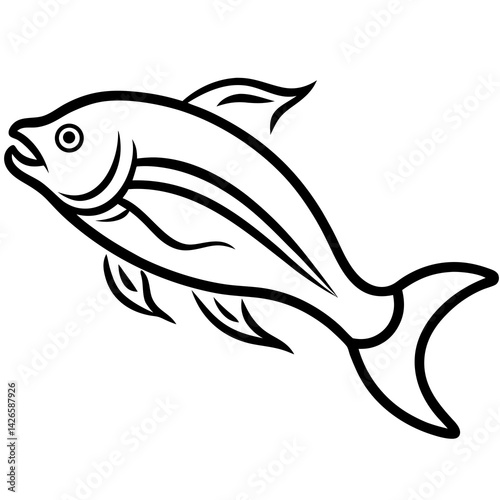 Fish swimming free 