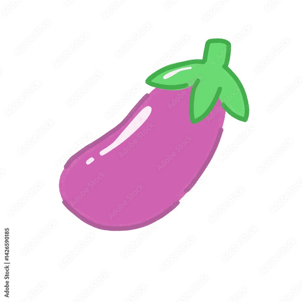 eggplant vegetable vector illustration eggplant vegetable vector illustration