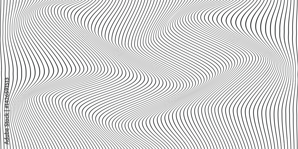 simple black vertical thin line wave pattern.