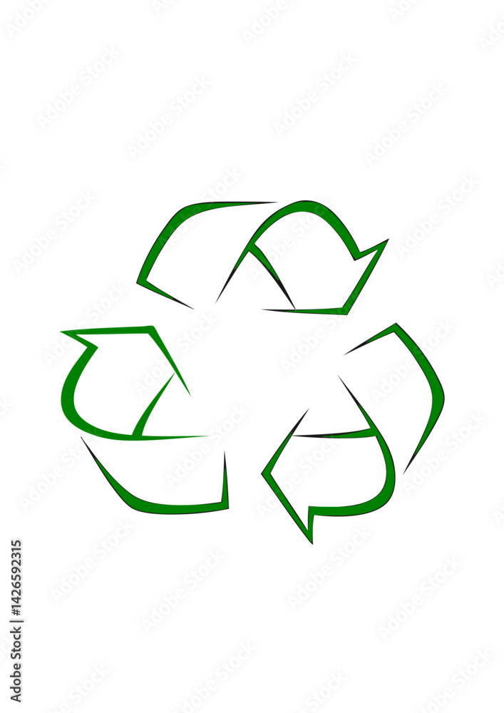 vector recycle symbol vector recycle symbol