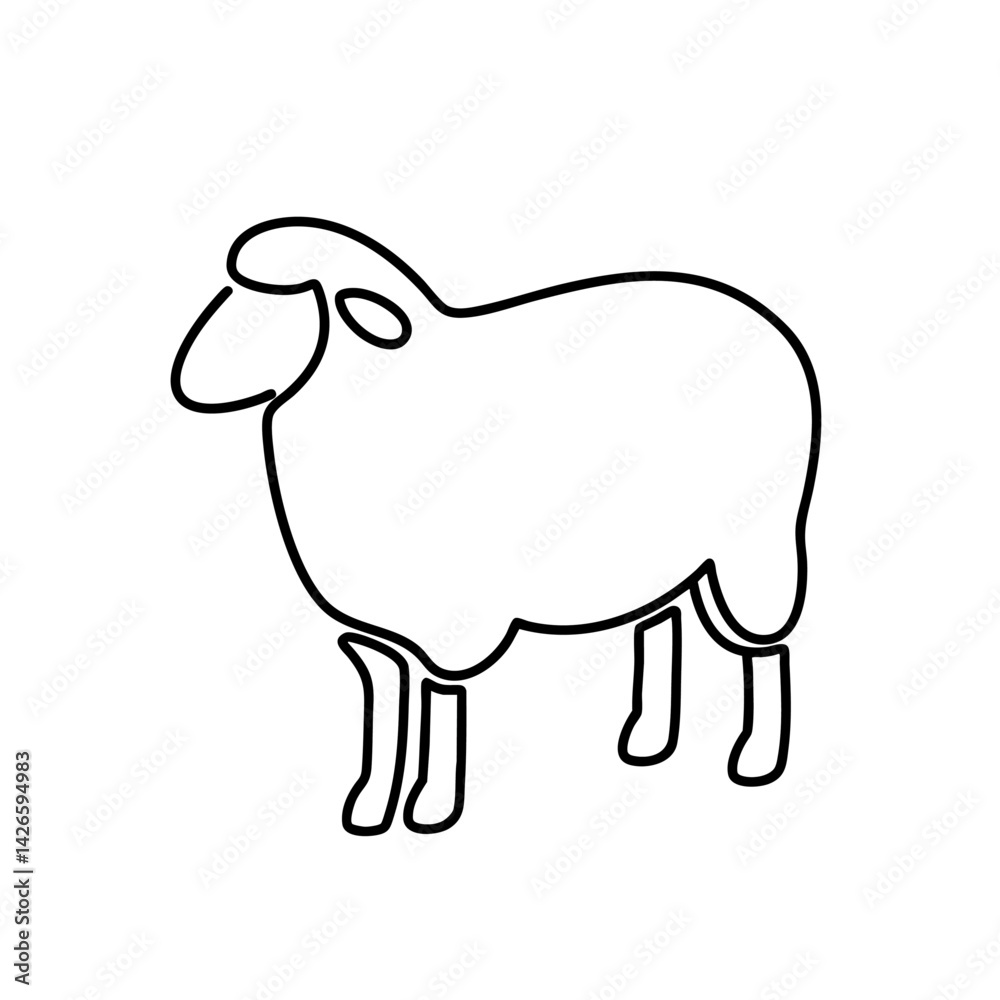 Obraz premium sheep