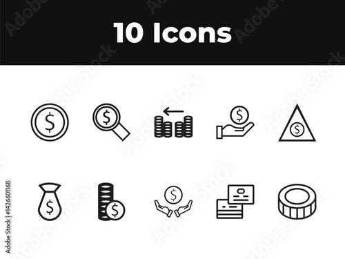 WebFinancial Income line icon set. Set of outline icons related to income, profit, salary, money growth and others. Financial Income outline icons set.