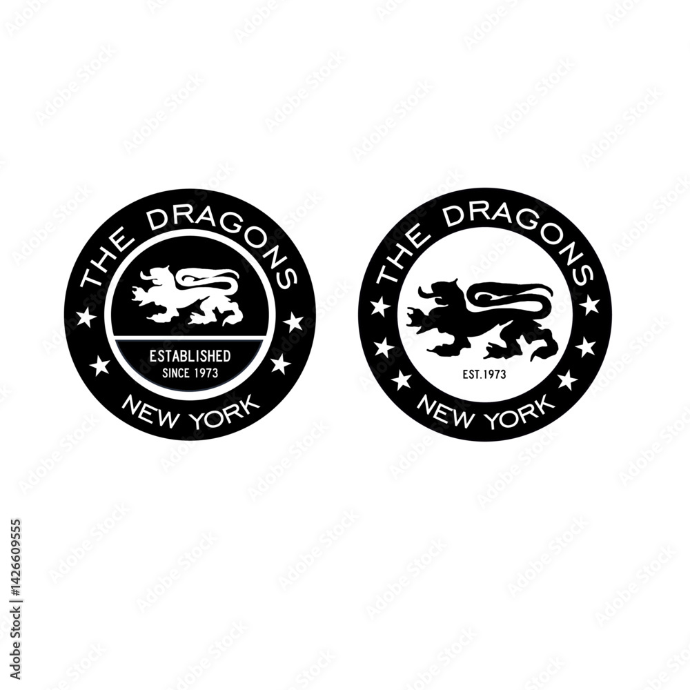 Obraz premium the dragons badge