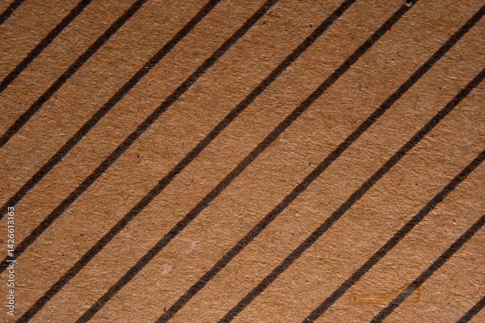 Obraz premium abstract stripe texture on craft paper, background for presentation, graphic design