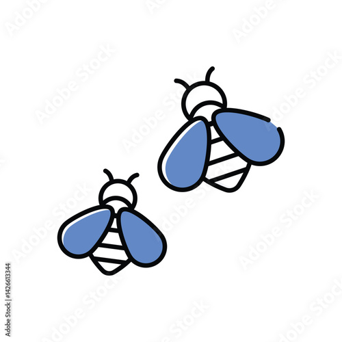 Honey Bee Vector icon