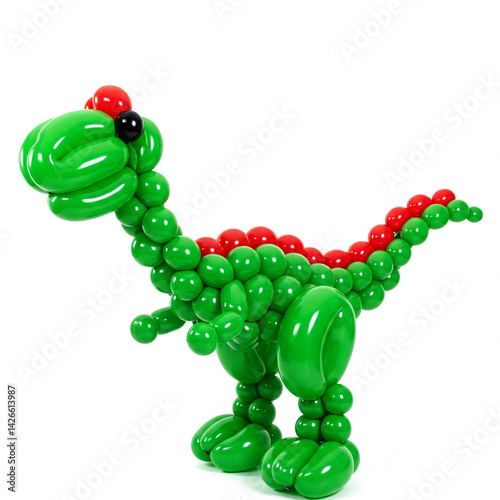 balloon sculpture of a dinosaur balloon modelling