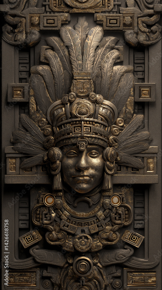 Esplendor Ancestral: Mural Maya en Dimensión Viva Esplendor Ancestral: Mural Maya en Dimensión Viva