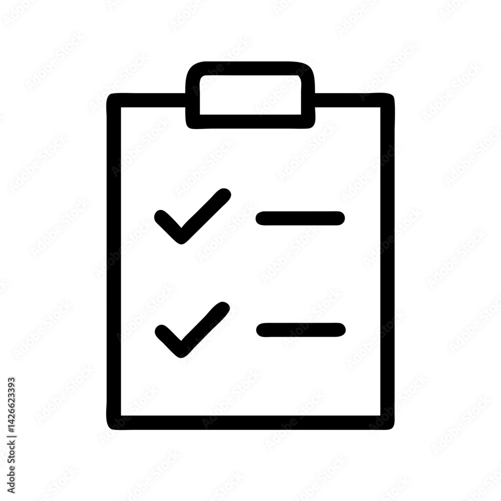 inspection checklist icon for task management and quality assurance - flat stroke icon for apps and websites
inspection checklist icon for task management and quality assurance - flat stroke icon for apps and websites