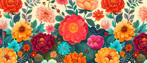 Raíces Florales: Tradición Mexicana en Color y Forma