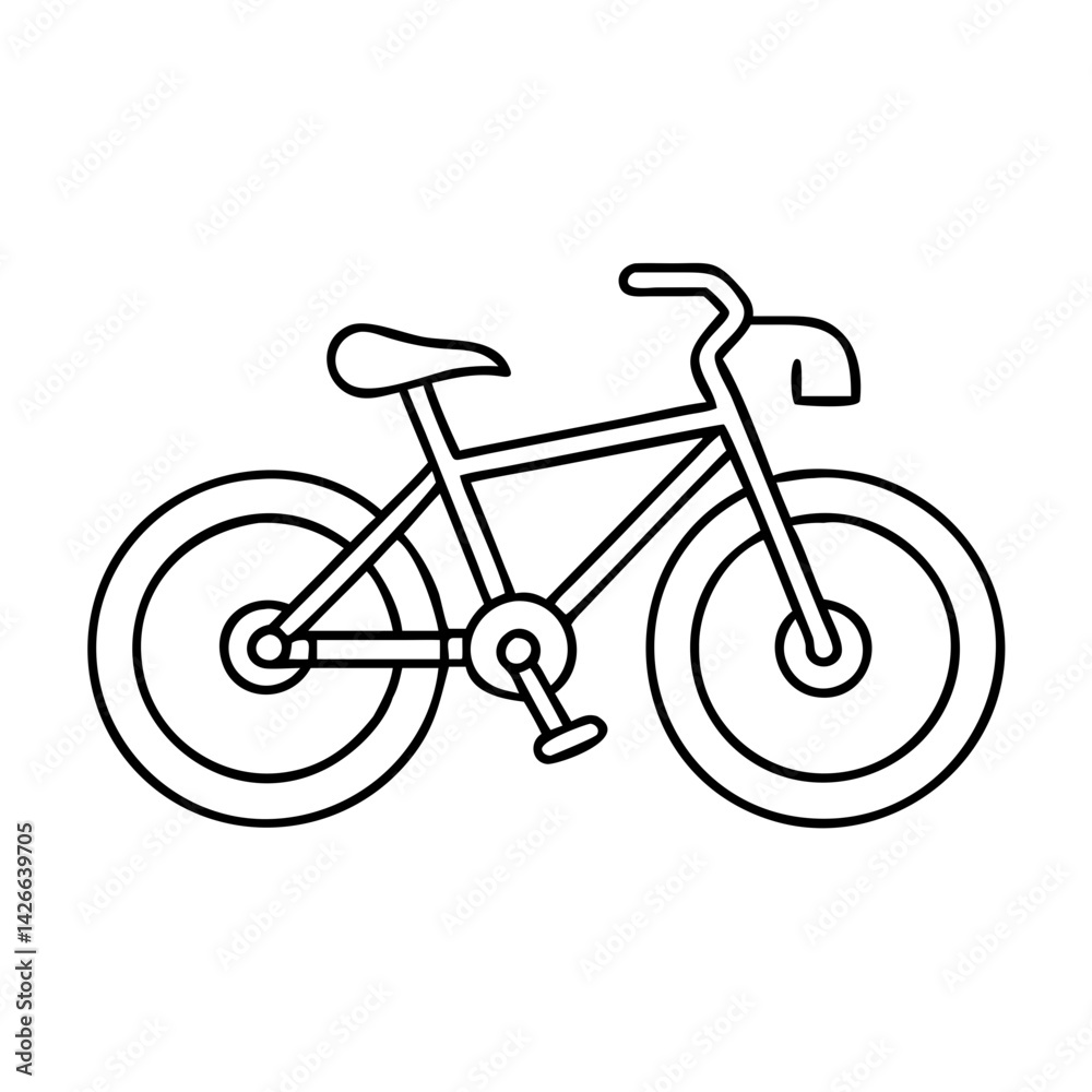 bicycle icon, bicycle vector illustration-simple illustration of bicycle, perfect for bicycle logos and icons bicycle icon, bicycle vector illustration-simple illustration of bicycle, perfect for bicycle logos and icons